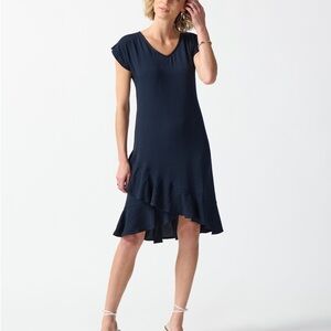 Elegant Navy Blue Women's Dress